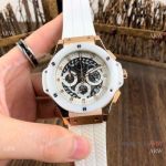 Copy Hublot Big Bang Evolution 44mm Watches Rose Gold Ceramic Bezel